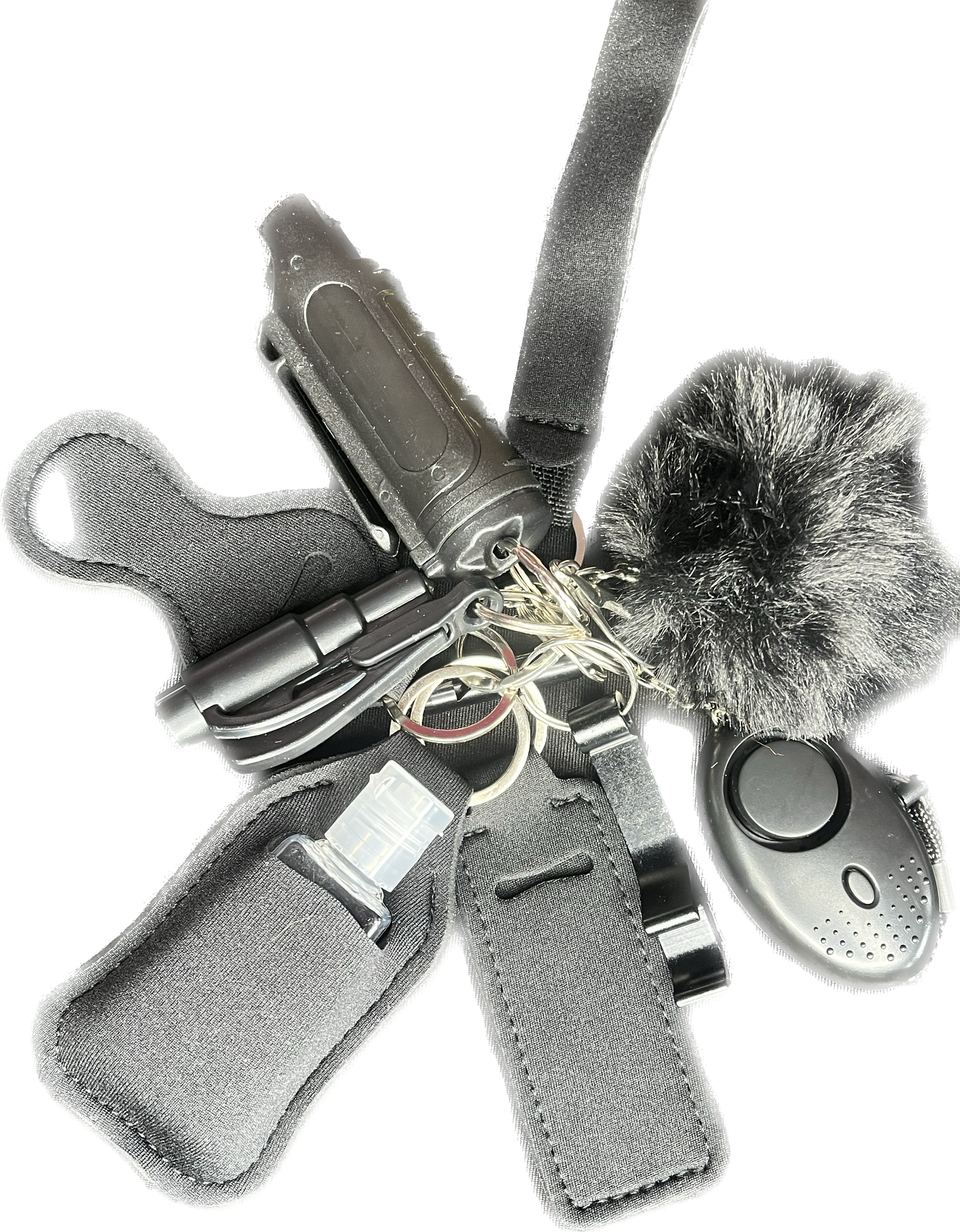 Midnight Self Defense Keychain – Sleek, Silent, and Strong