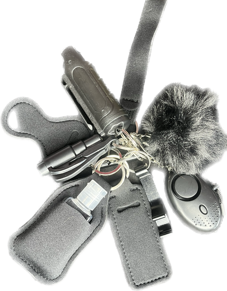 Midnight Self Defense Keychain – Sleek, Silent, and Strong