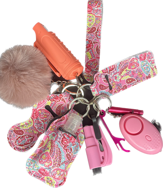 Paisley Self Defense Keychains – Style That Protects