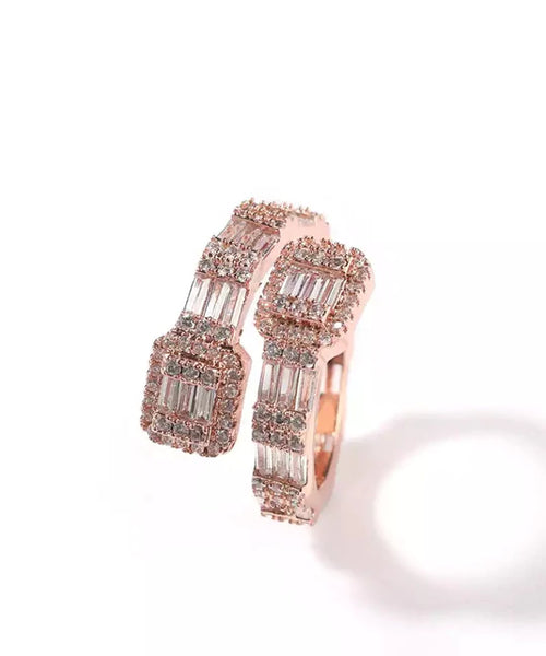 Baguette Cuff Ring Modern Sparkle with Luxe Detail
