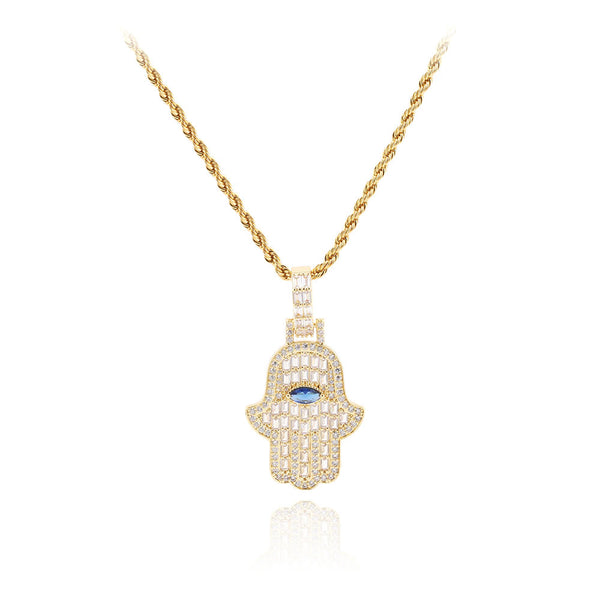 Hamsa Necklace Symbol of Protection Peace and Style