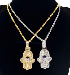 Hamsa Necklace Symbol of Protection Peace and Style