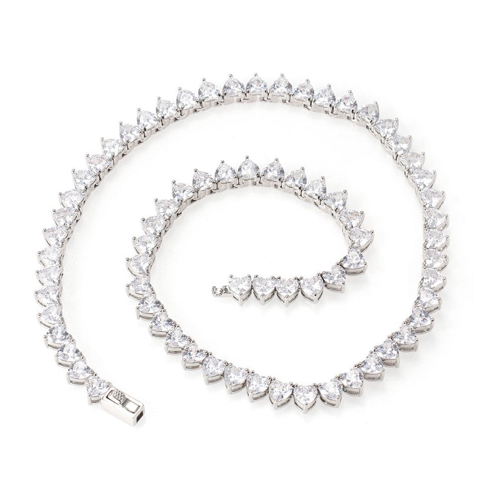 Forever Love Necklace and Bracelet Set Elegant Jewelry for Lasting Impressions