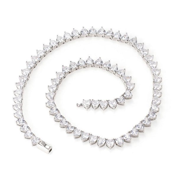 Forever Love Necklace and Bracelet Set Elegant Jewelry for Lasting Impressions