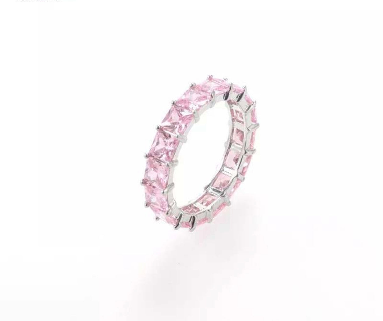 Princess Cut Eternity Band Timeless Sparkle and Elegance