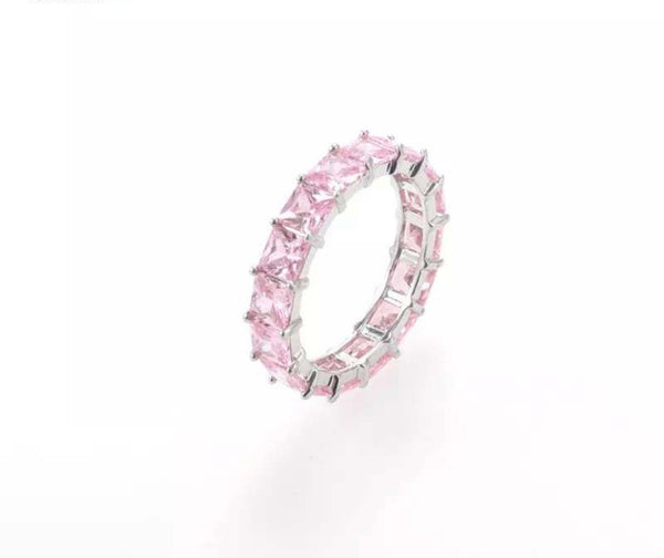 Princess Cut Eternity Band Timeless Sparkle and Elegance