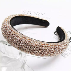 Rhinestone Headband Glamorous Shine for Any Occasion