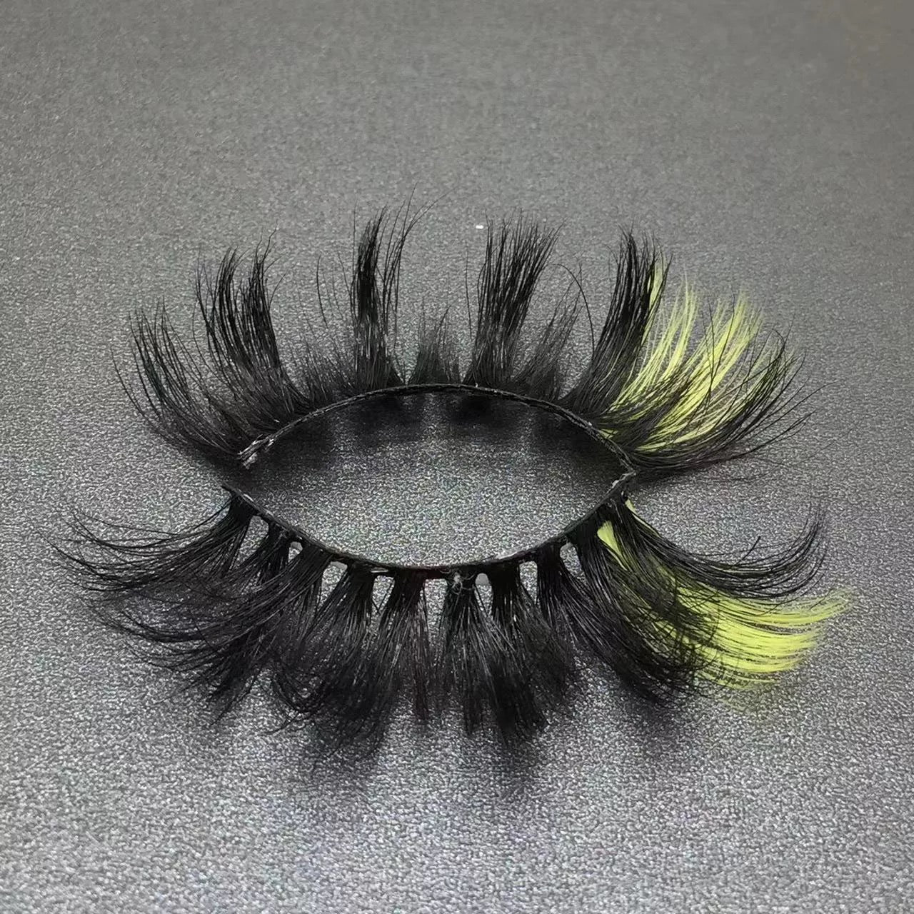 Neon Flick Lashes Yellow Flame Edition Bold Volume with a Pop of Electric Color