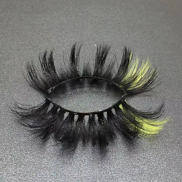 Neon Flick Lashes Yellow Flame Edition Bold Volume with a Pop of Electric Color