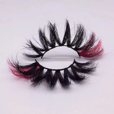 Dark Pink Dream Lashes Fierce Color Meets Full Glam