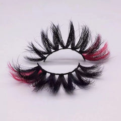Dark Pink Dream Lashes Fierce Color Meets Full Glam