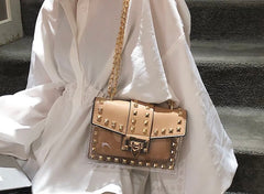 Iconic Studded Chain Purse Luxe Edge