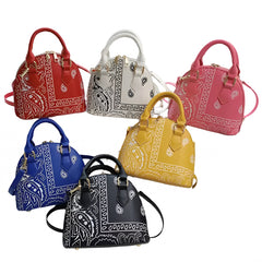 Paisley Pattern Dome Purse Bold Print with Everyday Elegance