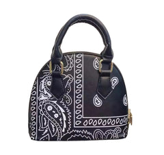 Paisley Pattern Dome Purse Bold Print with Everyday Elegance