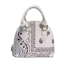 Paisley Pattern Dome Purse Bold Print with Everyday Elegance