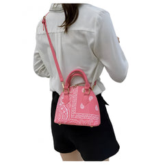 Paisley Pattern Dome Purse Bold Print with Everyday Elegance
