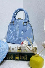 Paisley Pattern Dome Purse Bold Print with Everyday Elegance
