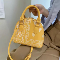 Paisley Pattern Dome Purse Bold Print with Everyday Elegance