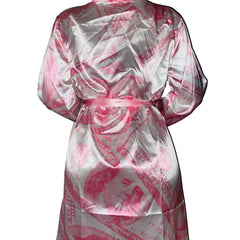 Money Moves Satin Robe Luxe Loungewear for Boss Babes