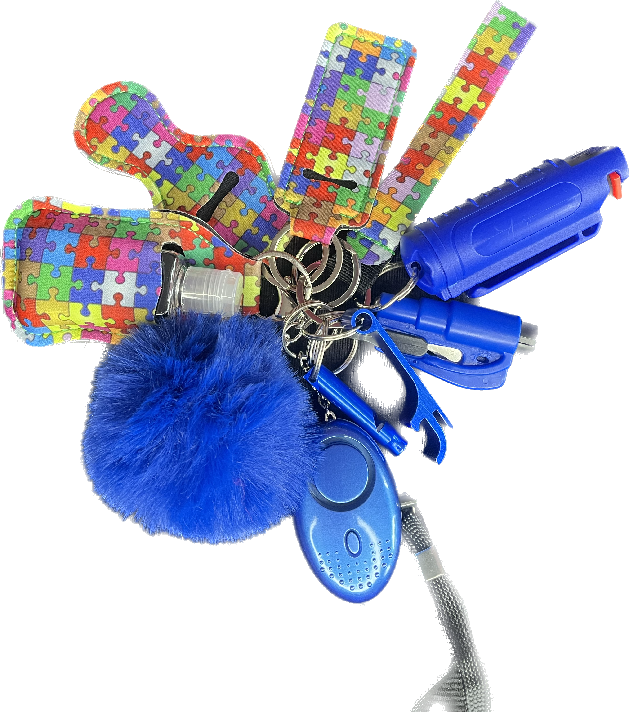 Autism Awareness Self Defense Keychain