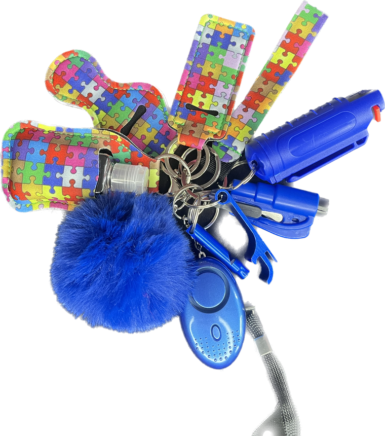 Autism Awareness Self Defense Keychain