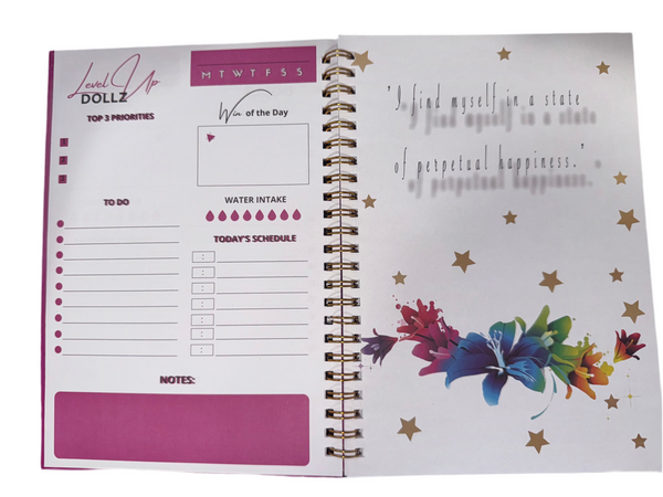 Level Up Dollz Daily Planner Organize Your Day, Elevate Your Life