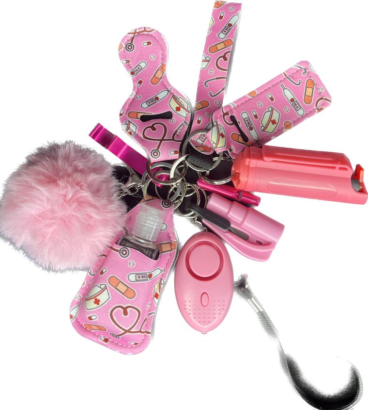 Nurse(Pink) Self Defense Keychain