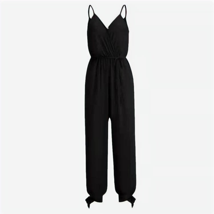 SEXY JUMPSUIT W/SIDE SPLITS