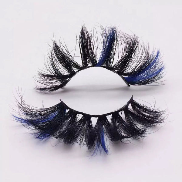 COLOR LASHES *BLUE*