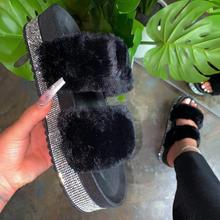 FUR SANDALS